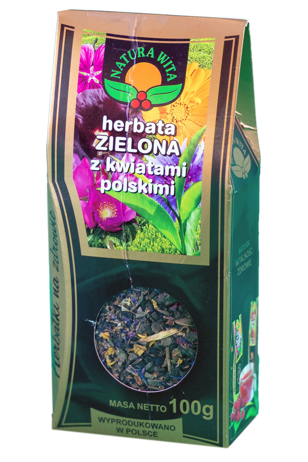 Herbata Zielona Z Kwiatami Polskimi 100g Sklep Magia Przypraw