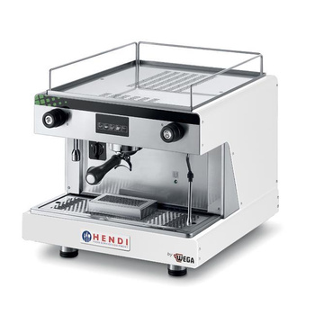 Kaffeemaschine Hendi von Wega 1-gruppig, elektronisch weiß