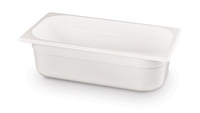 GN 1/3 Behälter aus weißem Polycarbonat 100mm
