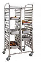 Behältertransportwagen - doppelt 30x GN 1/1