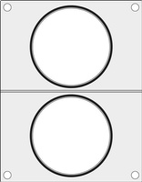 Dichtungsstempel für T-REX M-C-S und B190/192 STRONG für zwei Suppentöpfe fi 115 mm