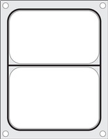 Matrize für Siegelmaschine CAS CDS-01 für zweiteilige Schale 227x178 mm