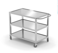 Servierwagen mit zwei Ablagen