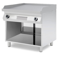 Gasgrillplatte, glatt 800x700x850(h) Hendi 700 line