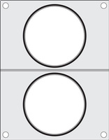 Matrix für Versiegelungsmaschine CAS CDS-01 für zwei Suppenbehälter fi 115