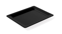Serviertablett aus Melamin schwarz GN 1/4