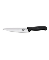 Victorinox Fibrox Küchenmesser, breite Klinge, 19 cm, schwarz