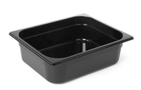 GN 1/2 Behälter aus schwarzem Polycarbonat 150mm