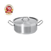 Profi Line niedriger Topf mit Deckel 2,8 l; Ø 200 x 90 h
