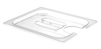 Deckel für GN 1/2 Behälter aus Polycarbonat mit Ausschnitt für Sous-Vide Zirkulator 222645