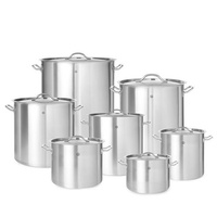 Budget Line 21 l hoher Topf mit Deckel; Ø 300 x 300 h