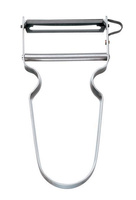 Victorinox STAR Sparschäler, Inox-Griff, glatte Klinge, silber