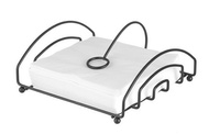 Schwarzer Serviettenhalter, 205x210 mm
