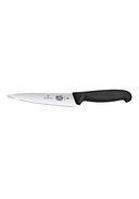 Victorinox Fibrox Küchenmesser, breite Klinge, 15 cm, schwarz