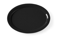 Fast Food Oval Tablett Schwarz