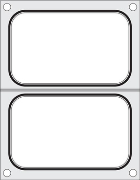 Matryca do zgrzewarki CAS CDS-01  na dwie tacki 178x113 mm