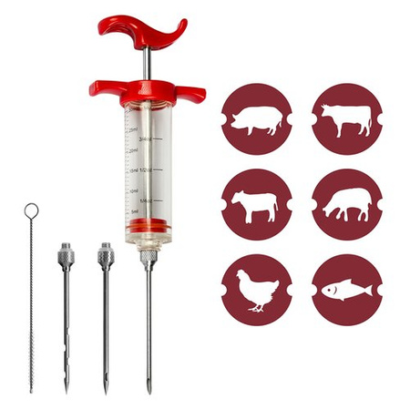 Nastrzykiwarka - strzykawka 30 ml+3 igły+czyścik