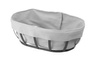 Brotkorb mit Tasche, oval