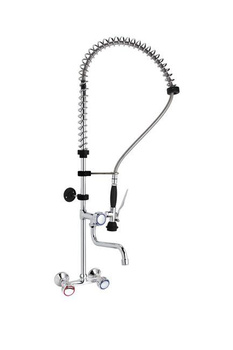 Wandmontierte Duscharmatur