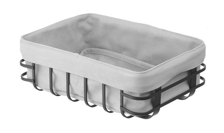 Brotkorb mit Tasche, rechteckig