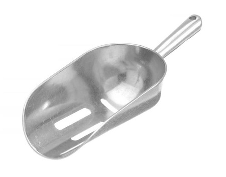 Barkeeperschaufel aus Aluminium mit Löchern