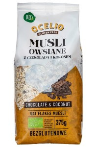 375 g glutenfreies Müsli mit Schokolade und Kokosnuss