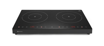 Podwójna kuchenka indukcyjna 2000W + 1500W Black Line