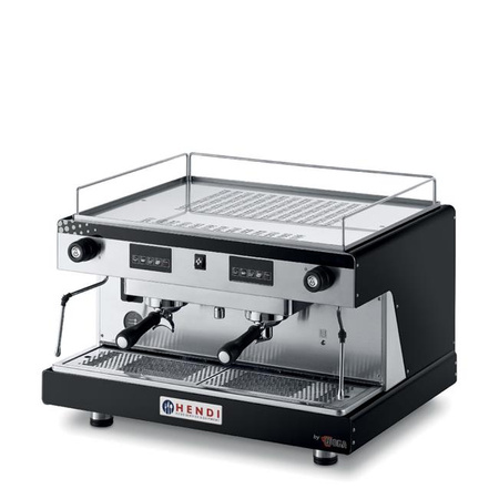 Kaffeemaschine Hendi von Wega 2-Gruppen, elektronisch Schwarz