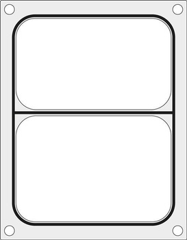 Siegelstempel für BOKAMA AG02E und AG02HD, zweiteilige Schale 227x178 mm