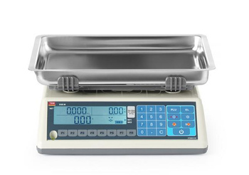 Waga kalkulacyjna LCD z legalizacją, seria EGE, głęboka szalka, 30 kg