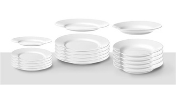 Zestaw talerzy Everyday - 18 elementów