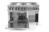 KUCHNIA ELEKTRYCZNA 6-PŁYTOWA KITCHEN LINE Z KONWEKCYJNYM PIEKARNIKIEM ELEKTRYCZNYM GN 1/1
