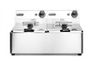 Frytownica 2×6 l, HENDI, Kitchen Line, 12L, 230V/6600W, 550x430x(H)305mm