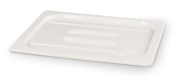 Deckel für GN-Behälter aus weißem Polycarbonat GN 1/2
