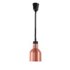 Lampa do podgrzewania potraw - wisząca - śr.175x(H)250mm miedziana
