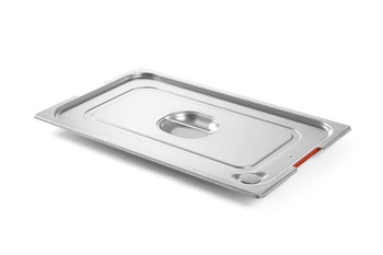 DECKEL für GN-Behälter mit SILIKONDICHTUNG mit Ausschnitt für GN 1/4 Griffe - 265x162
