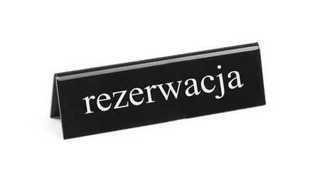 Hinweisschild "Reservierung" DE