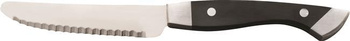Steakmesser 130 mm mit Wellenschliff, Griff aus POM-Kunststoff