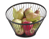 Obstkorb schwarz, Höhe 250 mm