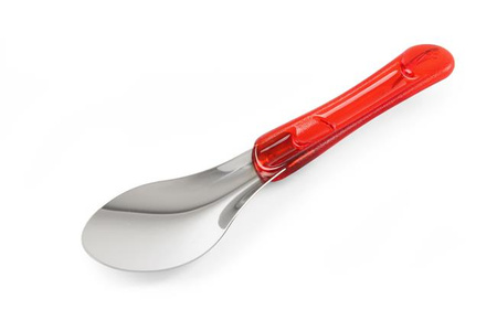 Eisspachtel mit Tritangriff lila