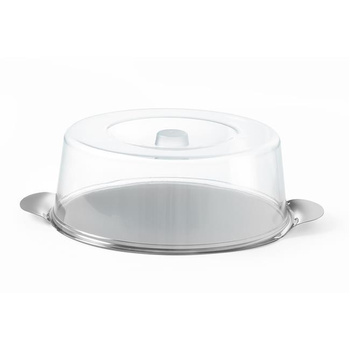 Tablett mit Deckel - rund