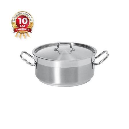 Profi Line niedriger Topf mit Deckel 7,5 l; Ø 280 x 120 h