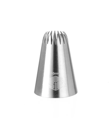 Hülsenende geriffelt Durchmesser 10 mm