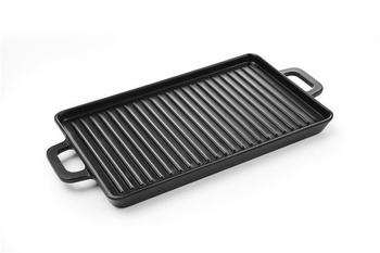 Little Chef Mini-Bratform schwarz - rechteckig