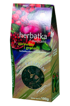 Herbatka z owocami żurawiny i granatu 100g