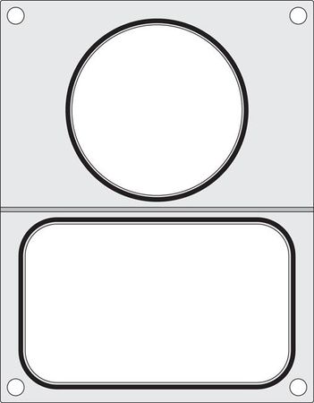 Siegelwerkzeug für Traysealer CAS CDS-01 ohne Teilung 178x113 + Behälter fi 115