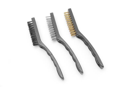 Schmale Grillbürste - 3er-Satz 230 mm