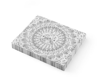 Pergamentpapier (500 Blatt), bedruckt, 250x200