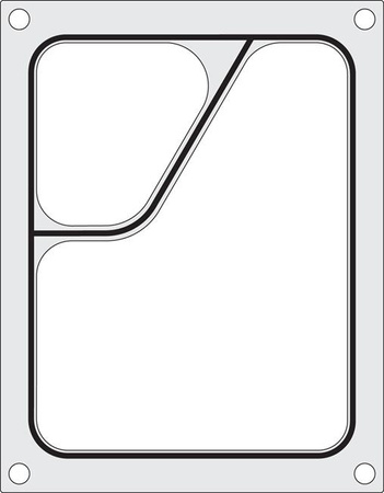 Matrize für Versiegelungsmaschine CAS CDS-01 für zweiseitige Schale colt 227x178