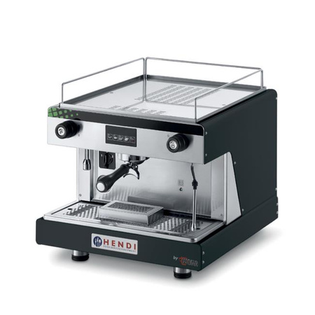 Kaffeemaschine Hendi von Wega 1-Gruppe, elektronisch Farbe Schwarz